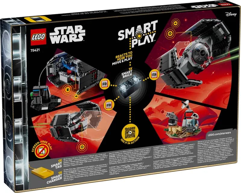 LEGO 75421 SMART Play: Myśliwiec TIE Dartha Vadera