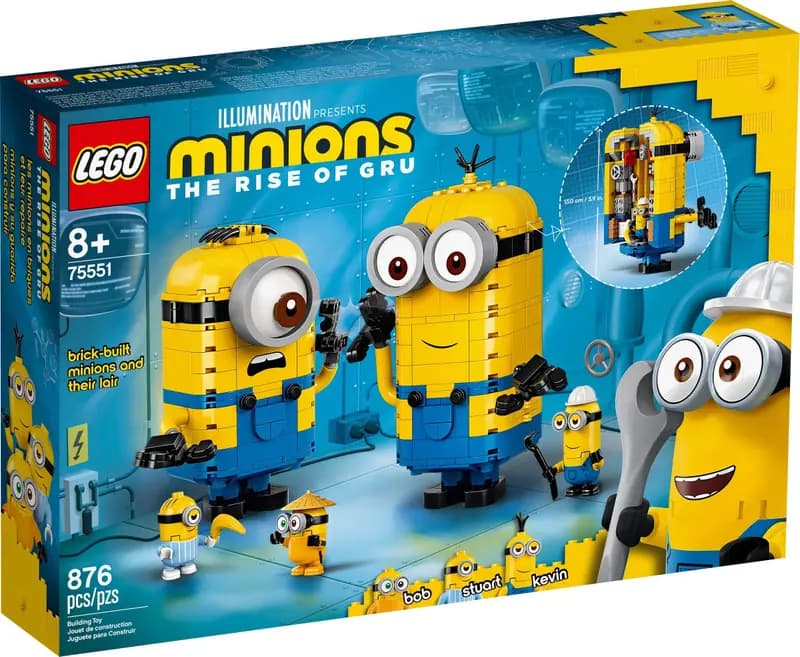 LEGO 75551 Minionki z klocków i ich gniazdo