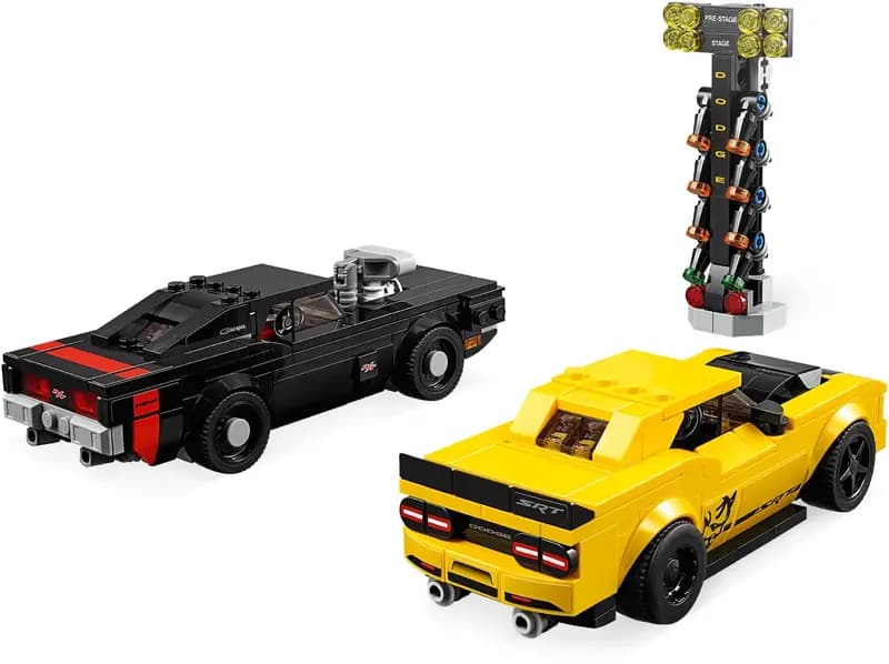 LEGO 75893 2018 Dodge Challenger SRT Demon oraz 1970 Dodge Charger R/T