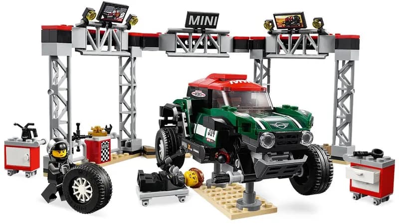 LEGO 75894 1967 Mini Cooper S Rally oraz 2018 MINI John Cooper Works Buggy