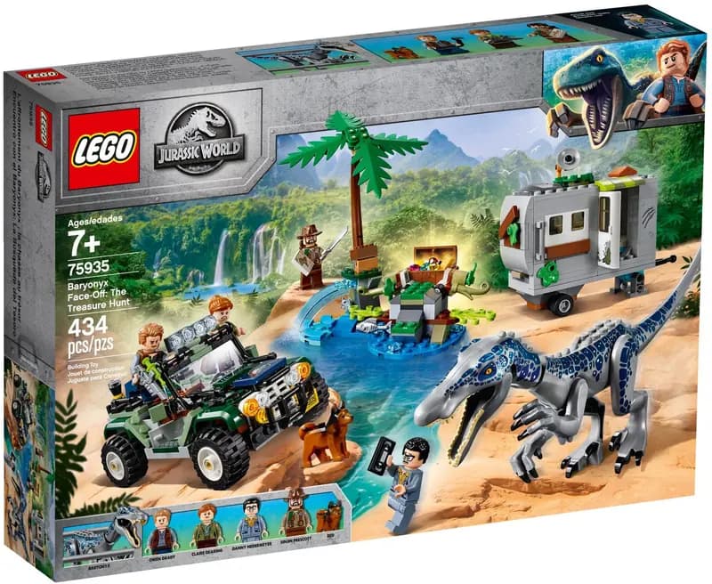 LEGO 75935 Starcie z barionyksem: poszukiwanie skarbów