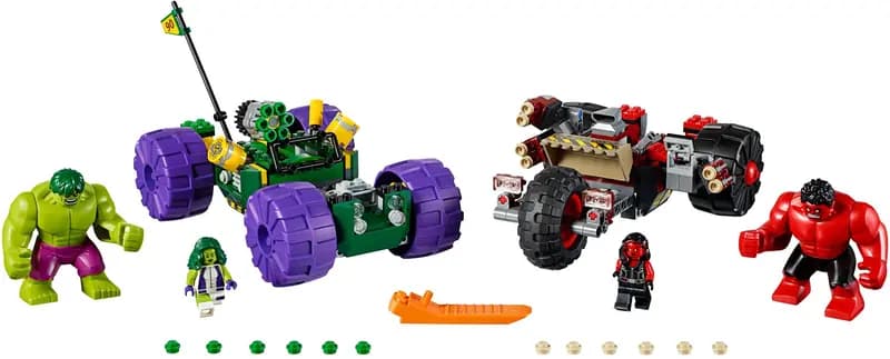 LEGO 76078 Hulk kontra Czerwony Hulk