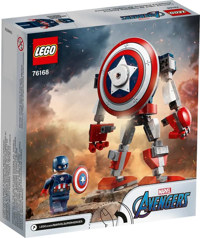 LEGO 76168 Opancerzony mech Kapitana Ameryki