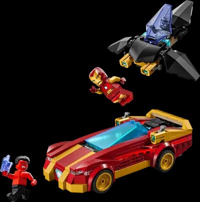 LEGO 76310 Auto Iron Mana i Czarna Pantera kontra Czerwony Hulk