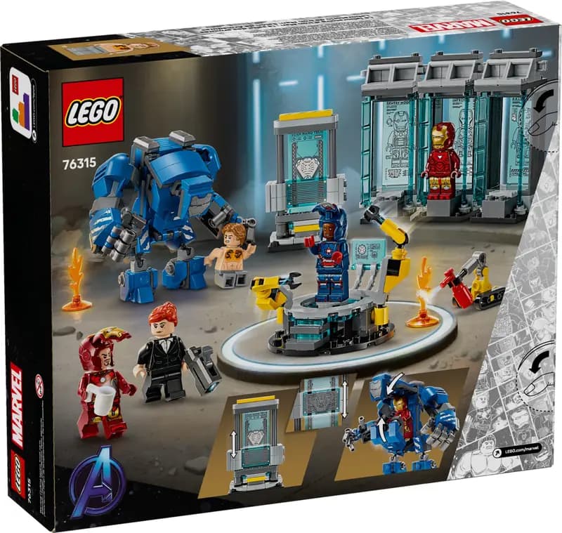 LEGO 76315 Laboratorium Iron Mana: Zbrojownia