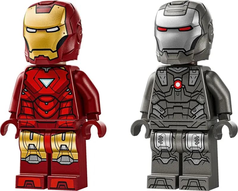 LEGO 76320 Iron Man i War Machine kontra drony Hammera