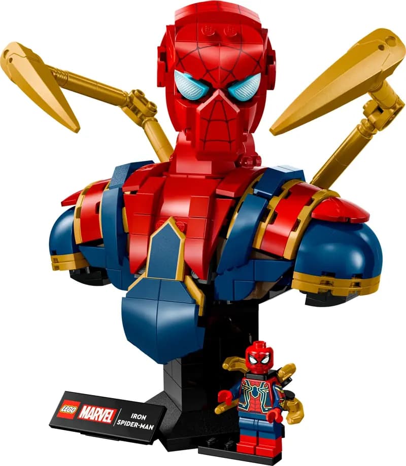 LEGO 76326 Popiersie Iron Spider-Mana