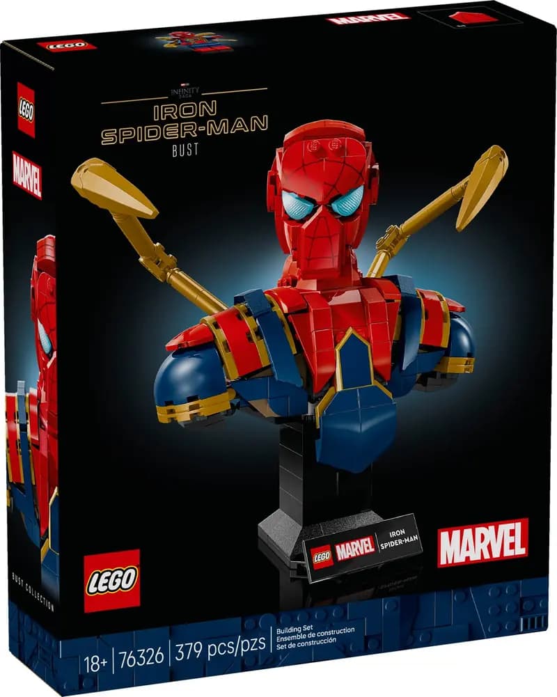 LEGO 76326 Popiersie Iron Spider-Mana