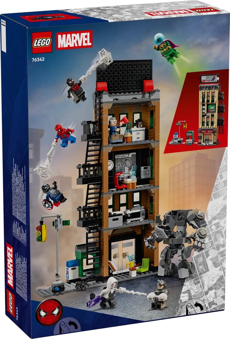 LEGO 76342 Spider-Man kontra Mysterio: Daily Bugle