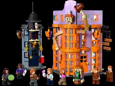 LEGO 76422 Ulica Pokątna: Magiczne dowcipy Weasleyów