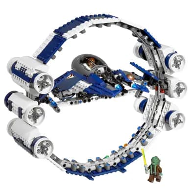 LEGO 7661 Jedi Starfighter with Hyperdrive Booste