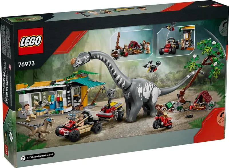 LEGO 76973 Na tropie tytanozaura i raptora