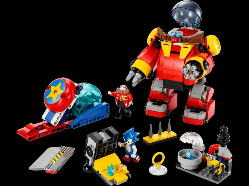 LEGO 76993 Sonic kontra dr. Eggman i robot Death Egg