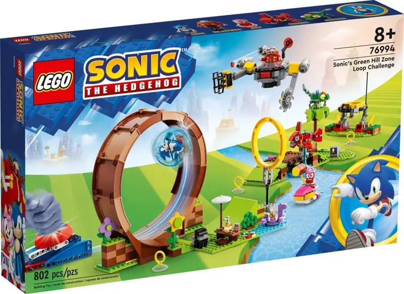 LEGO 76994 Sonic - wyzwanie z pętlą w Green Hill