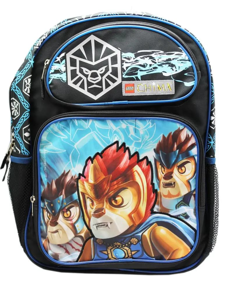 LEGO 794504071405 Legends of Chima Black and Blue Backpack