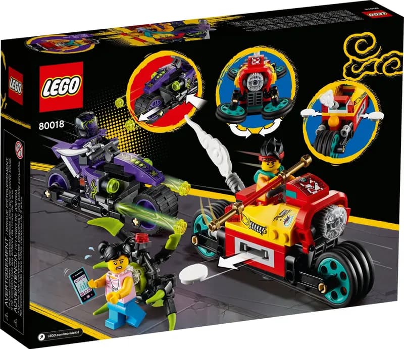 LEGO 80018 Podniebny motocykl Monkie Kida