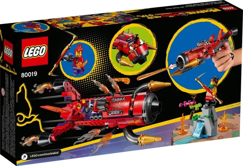 LEGO 80019 Piekielny odrzutowiec Red Sona