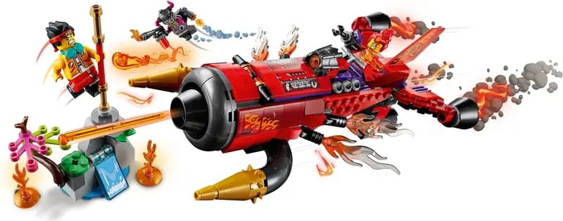 LEGO 80019 Piekielny odrzutowiec Red Sona