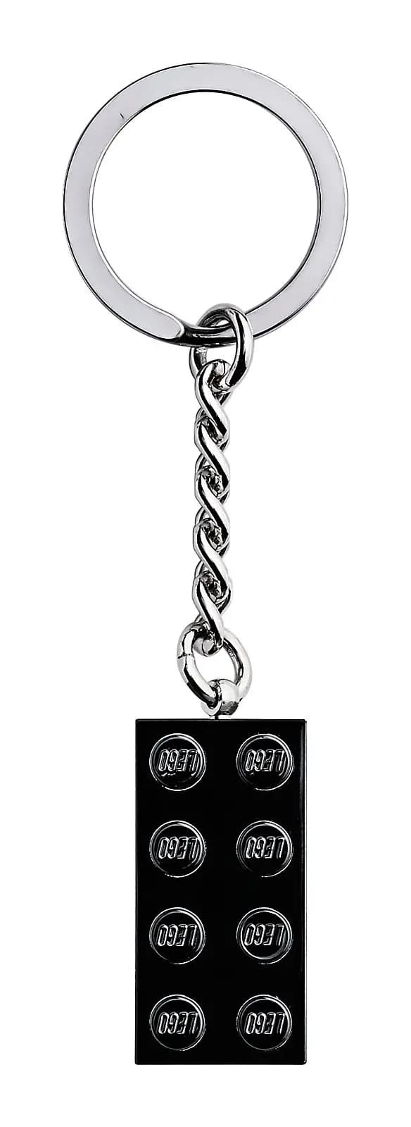 LEGO 853992 Chrome Black Brick Key Chain