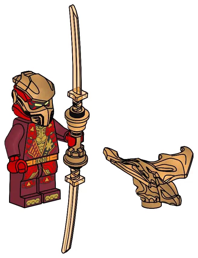 LEGO 892507 Kai with Golden Dragon