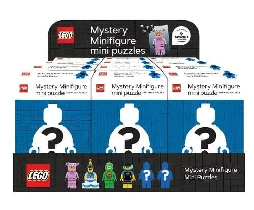 LEGO 9781797218823 Mystery Minifigure Mini Puzzle (Blue Edition) - 12 Pack
