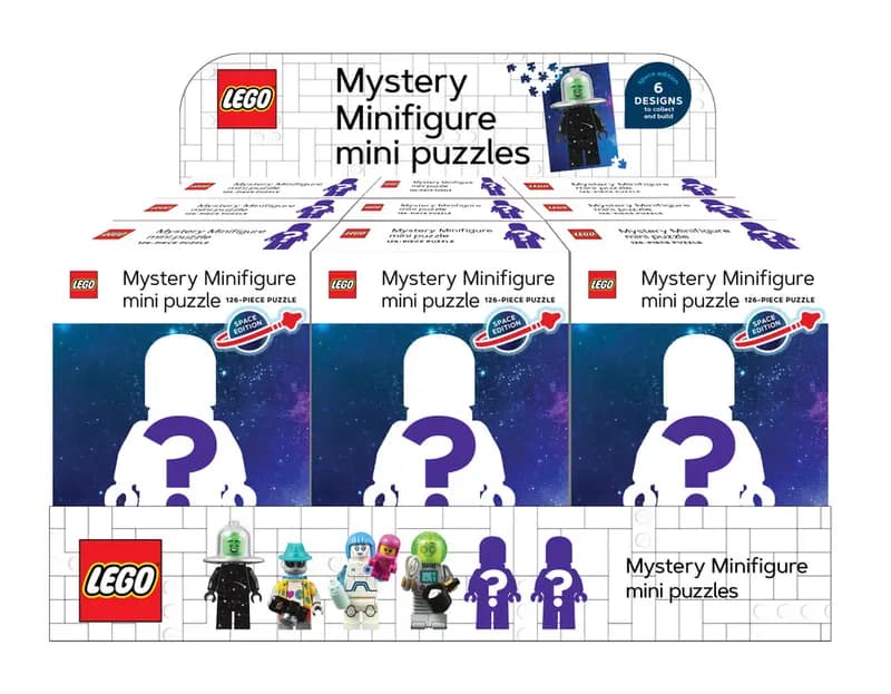 LEGO 9781797231549 Mystery Minifigure Mini Puzzle (Space Edition) - 12 Pack