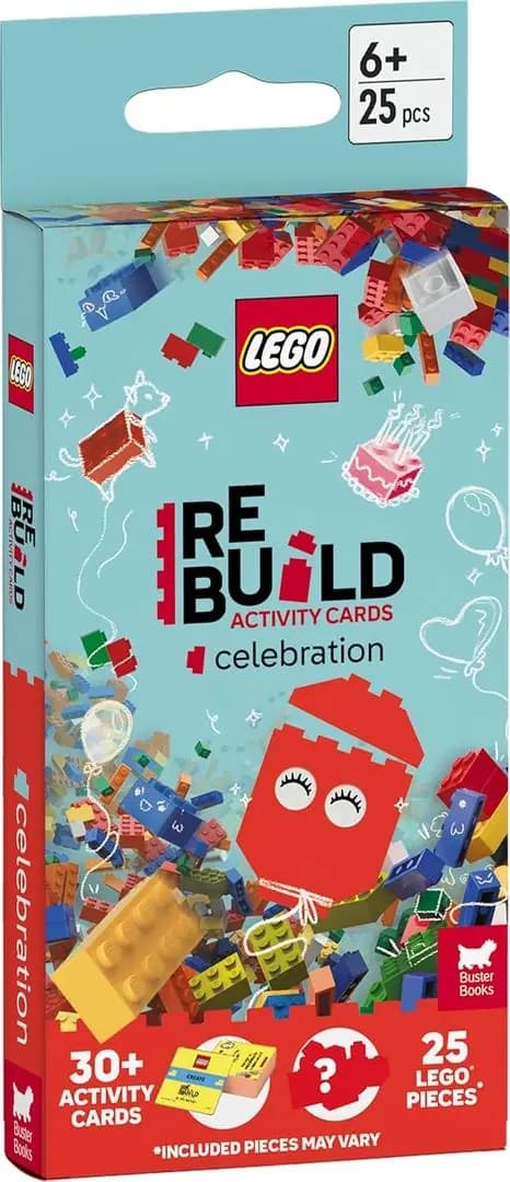 LEGO 9781837250615 ReBuild Activity Cards: Celebration
