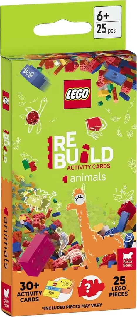 LEGO 9781837250622 ReBuild Activity Cards: Animals