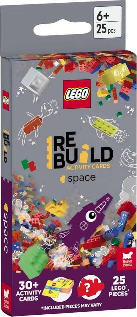LEGO 9781837250646 ReBuild Activity Cards: Space