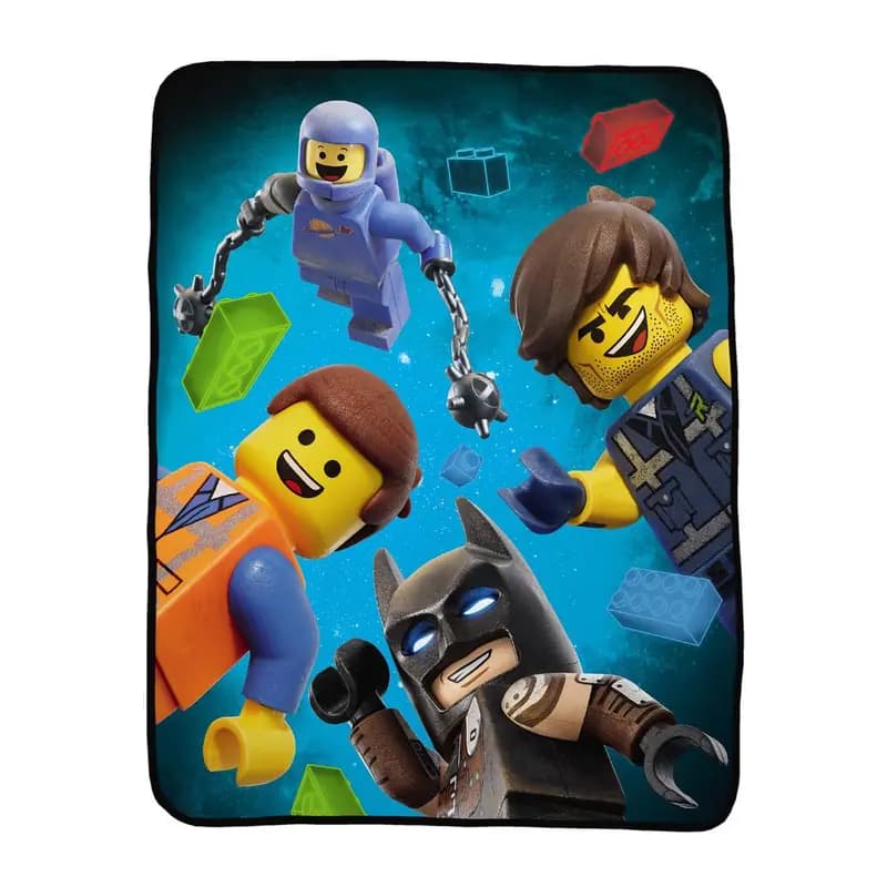 LEGO A3642C The LEGO Movie 2 Emmet and Batman Throw