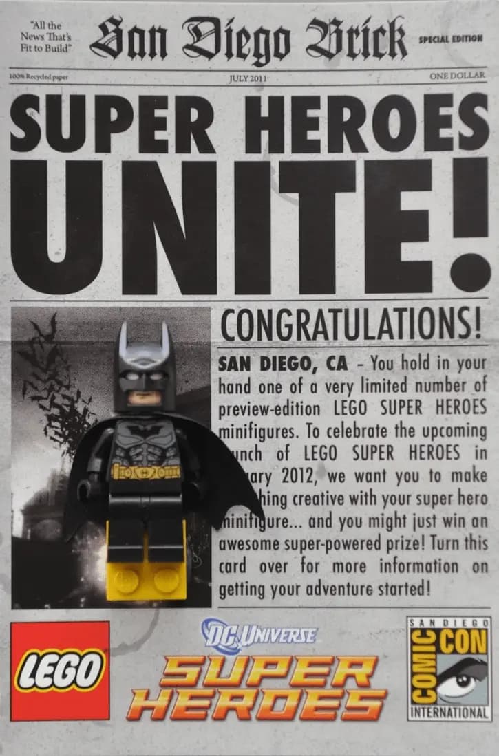 LEGO COMCON014 Super Heroes Unite - Batman - San Diego Comic-Con 2011 Exclusive