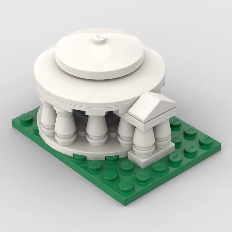 LEGO JEFFERSONMEMORIAL Jefferson Memorial
