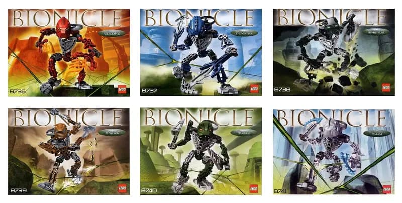 LEGO K8741 Toa Hordika Deluxe Collection (8736 8737 8738 8739 8740 8741)