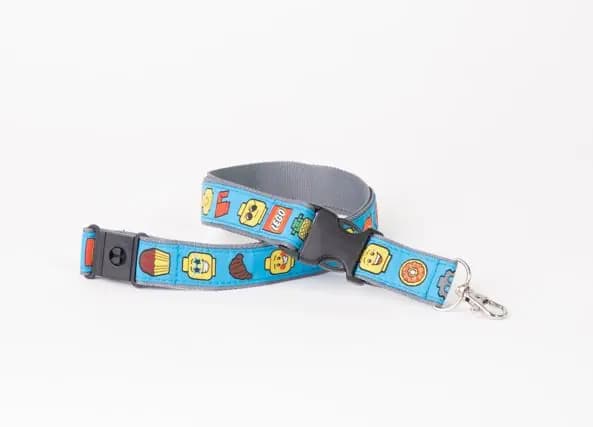 LEGO LANYARD Minifigure Emoji Lanyard (Blue)