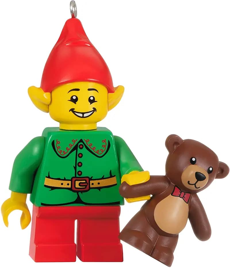 LEGO QXI7225 Hallmark Keepsake Christmas Tree Ornament - Elf and Teddy