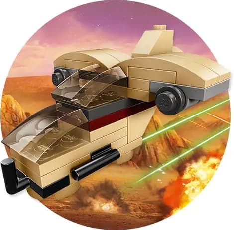 LEGO TRUWOOKIE Wookie Gunship