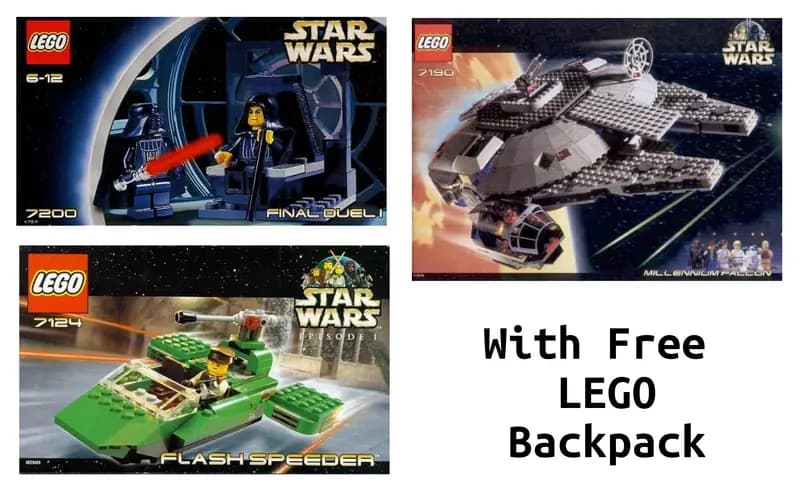 LEGO VP Star Wars Value Pack with Free LEGO Backpack