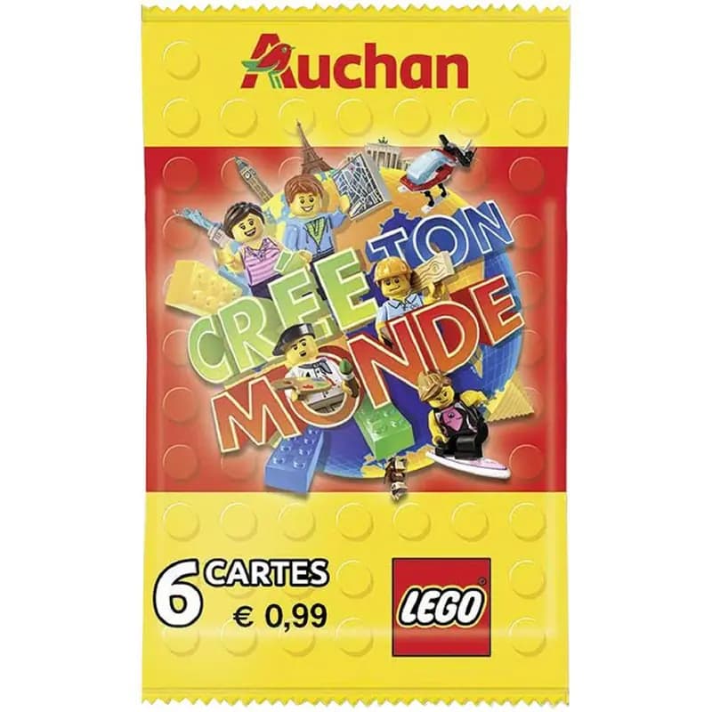 LEGO VV1179 Crée Ton Monde Trading Cards - Booster Pack (French Version)